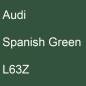 Preview: Audi, Spanish Green, L63Z.